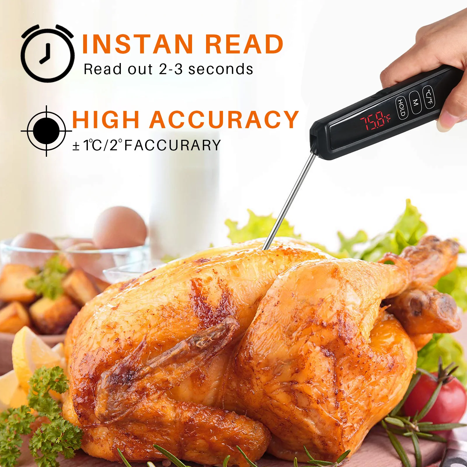 Цифровой Кухонный Термометр электронный прибор для измерения температуры еды
