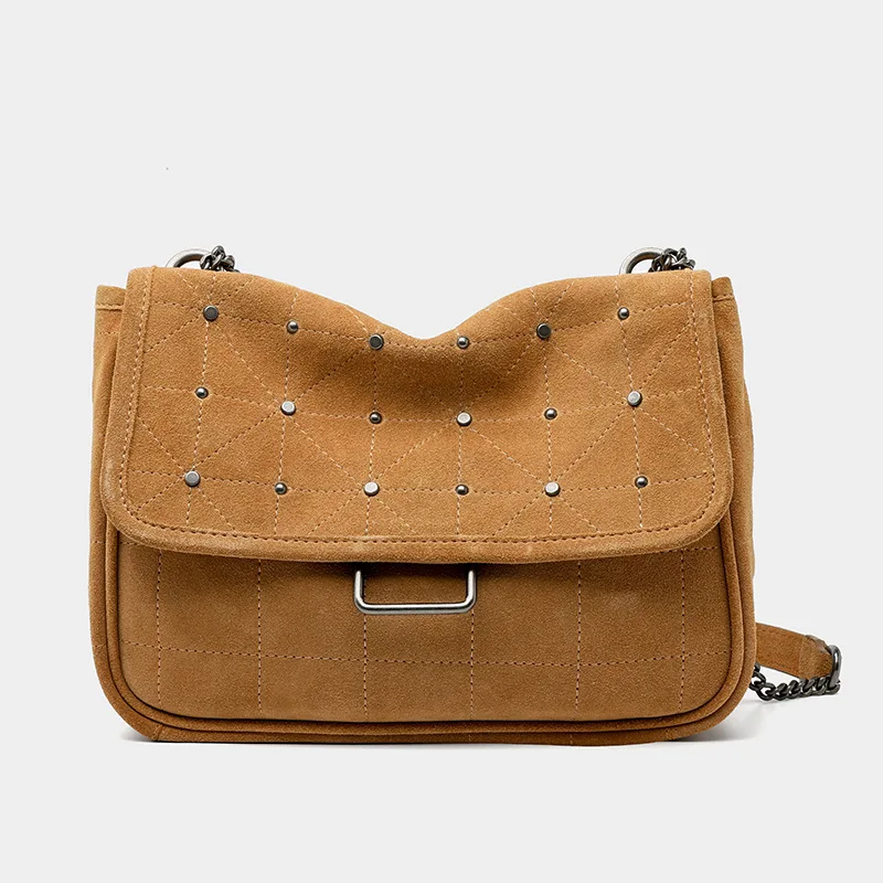 

2020 Brand Women Bags Luxury Handbags Women Messenger Bags Cover Rivet Bag Girls Fashion Shoulder Bag Ladies PU Leather Handbags