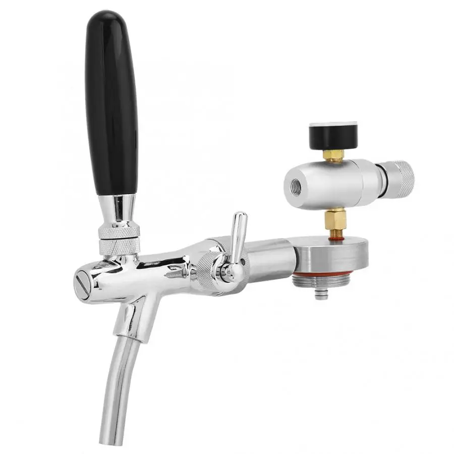 Нержавеющая сталь пива крышка кега распределитель регулируемый кран Давление