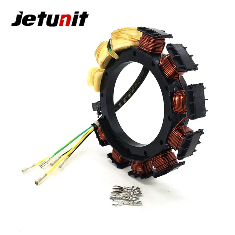 JETUNIT подвесной мотор Статор для ртути 25-30-40HP 16AMP 2/3 цилиндр 398-852386A 4398-852386 T 4398-852386T6 174-2386