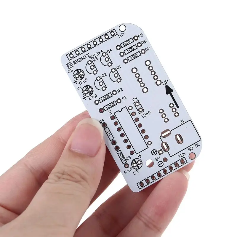 1 Набор DC9V DIY трехцветный светодиодный светильник для дыхания точечный матричный