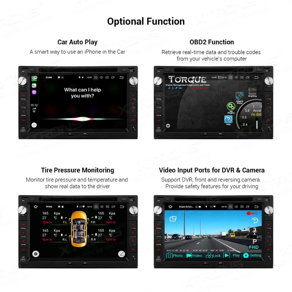 Автомагнитола XTRONS на Android 9 0 PX5 мультимедийный DVD плеер с GPS для VW Volkswagen Tiguan Bora Golf IV