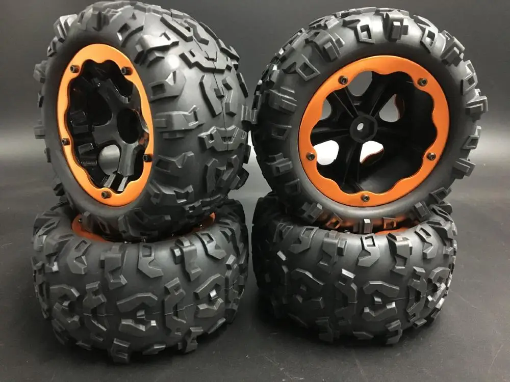 Колеса/шины 4 шт. Hpi Mt2 Firestorm Jumpshot Mt Savage XS HSP 1/10 Redcat moster Blackout XTE Everest Gen7crawler truck Ultimat |
