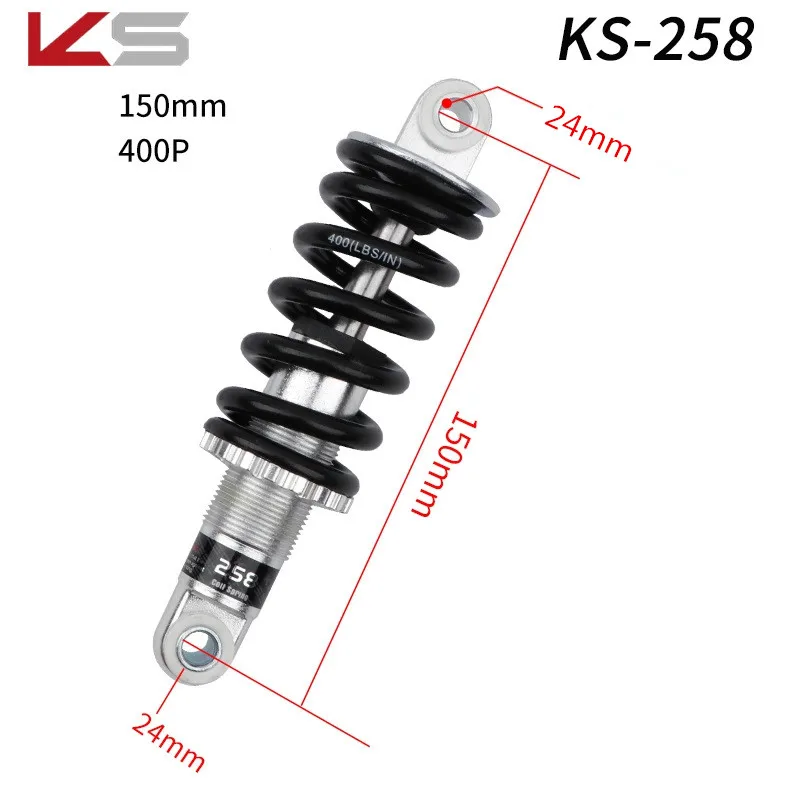 KS амортизатор MTB горный велосипед задний Амортизатор Пружина демпфера 120-190 мм