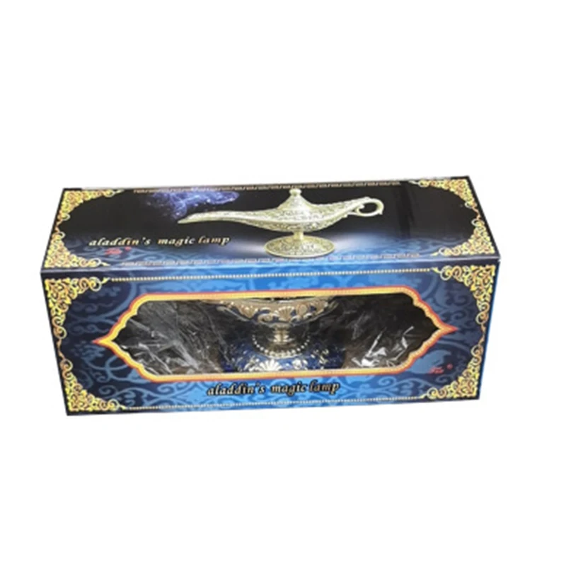 

Aladdin Magic Lamp Retro Home Decoration Traditional Miniature Figurines European Vintage Wishing Crafts Incense Burners Antique