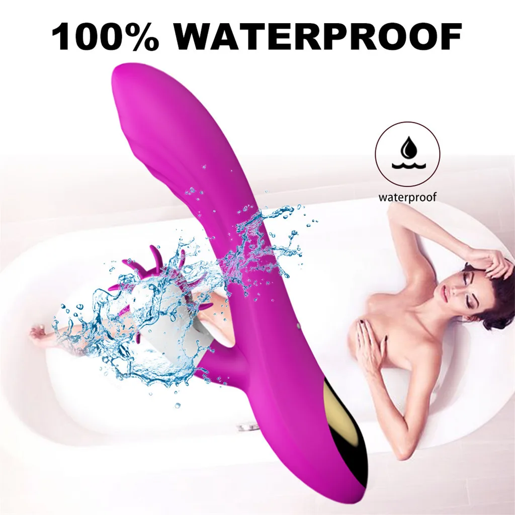 Вибратор Кролик для женщин фаллоимитатор точки G с двойной вибрацией Силиконовый