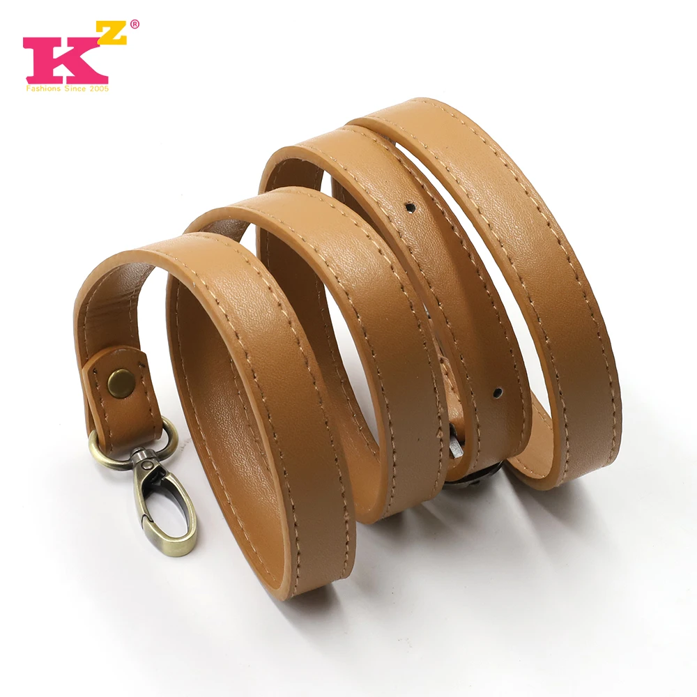 110-120cm Adjustable Bag Strap Leather Bag Handle Strap Shoulder Crossbody Handbag Handle Replacement for DIY Accessories KZ0075