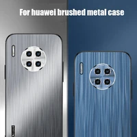 for huawei mate30 series alloy frame metal brushed pattern for huawei mate 30pro super anti drop mobile phone case