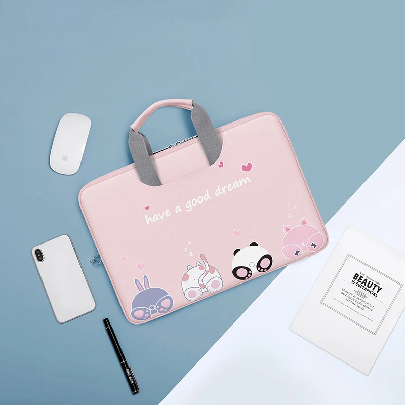 

XNCORN Laptop Bag Multi-function Storage Handbag Waterproof And Convenient To Carry Stylish Computer Storage Bag