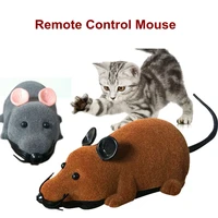 electronic wireless remote control mouse toys pets cat toys rc simulation mice mouse plush for kids toys with opp bag