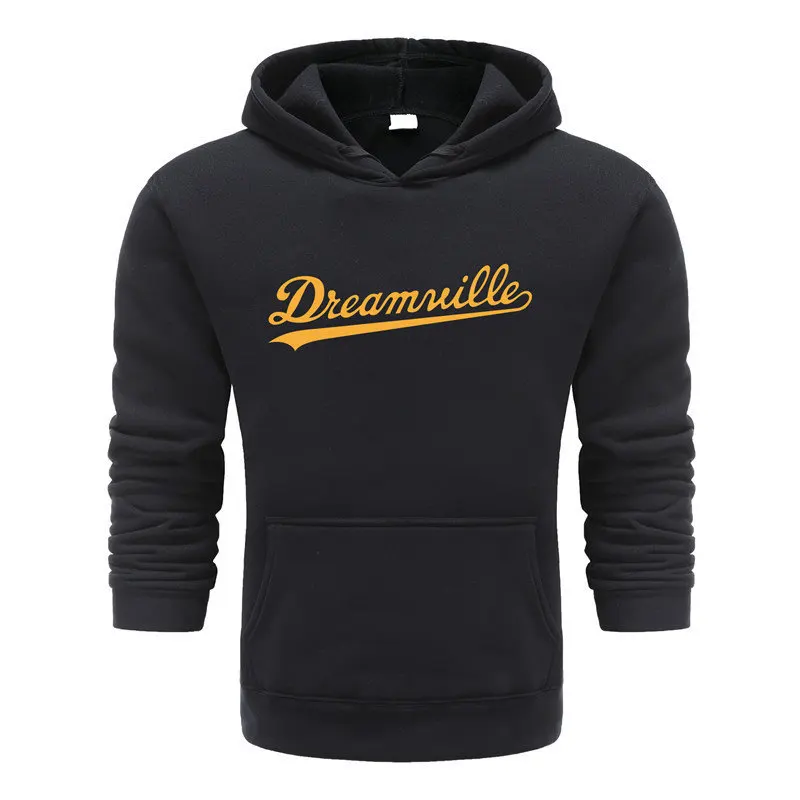 2020 Новые мужские толстовки в стиле хип хоп DREAMVILLE J Cole Logo с капюшоном надписью Presa