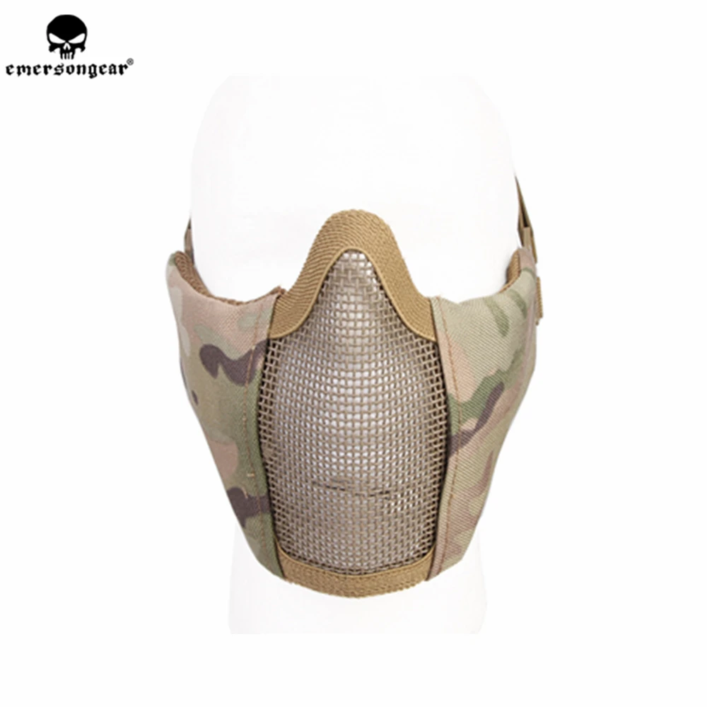 Emerson gear тактическая Боевая Сетчатая Маска PDW полулицевая модульная Защитная