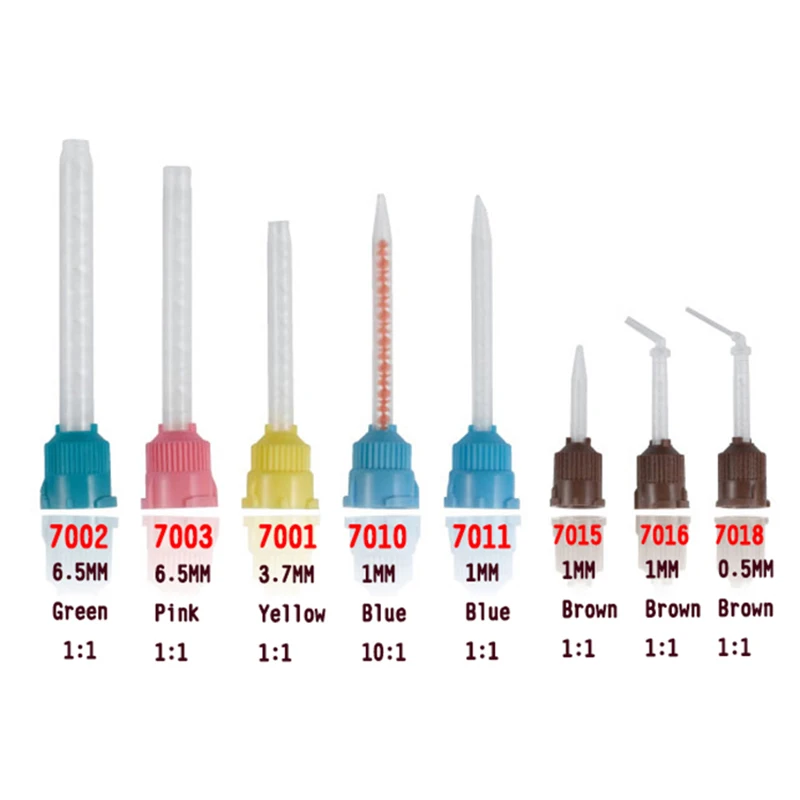 50 шт. одноразовые стоматологические наконечники для смешивания оттиска трубка