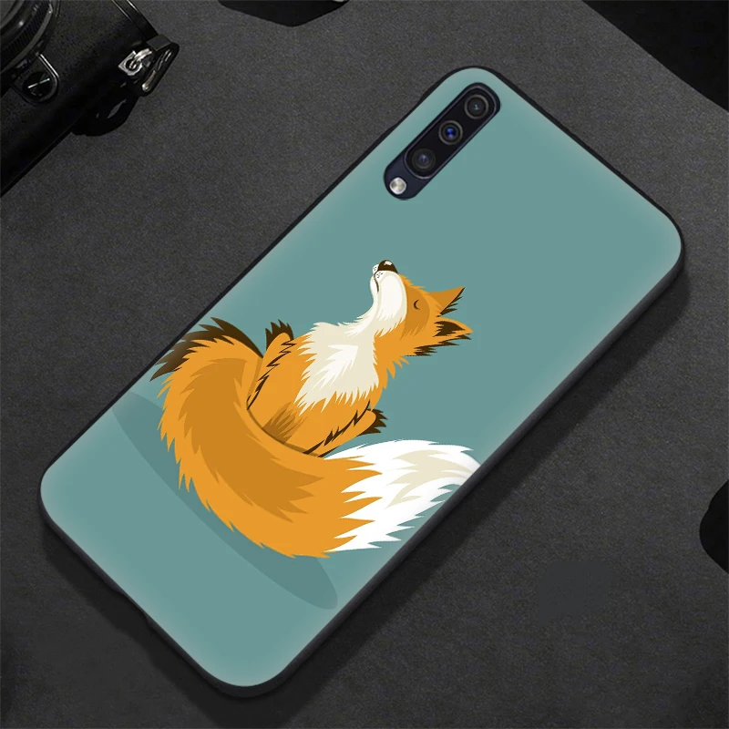 Лиса милые животные Мягкий силиконовый чехол для телефона samsung Galaxy A50 A50s A40 A40s A30 A30s