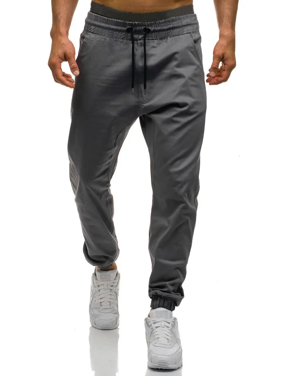 Новинка 2021 спортивные штаны большого размера мужская мода на шнуровке с