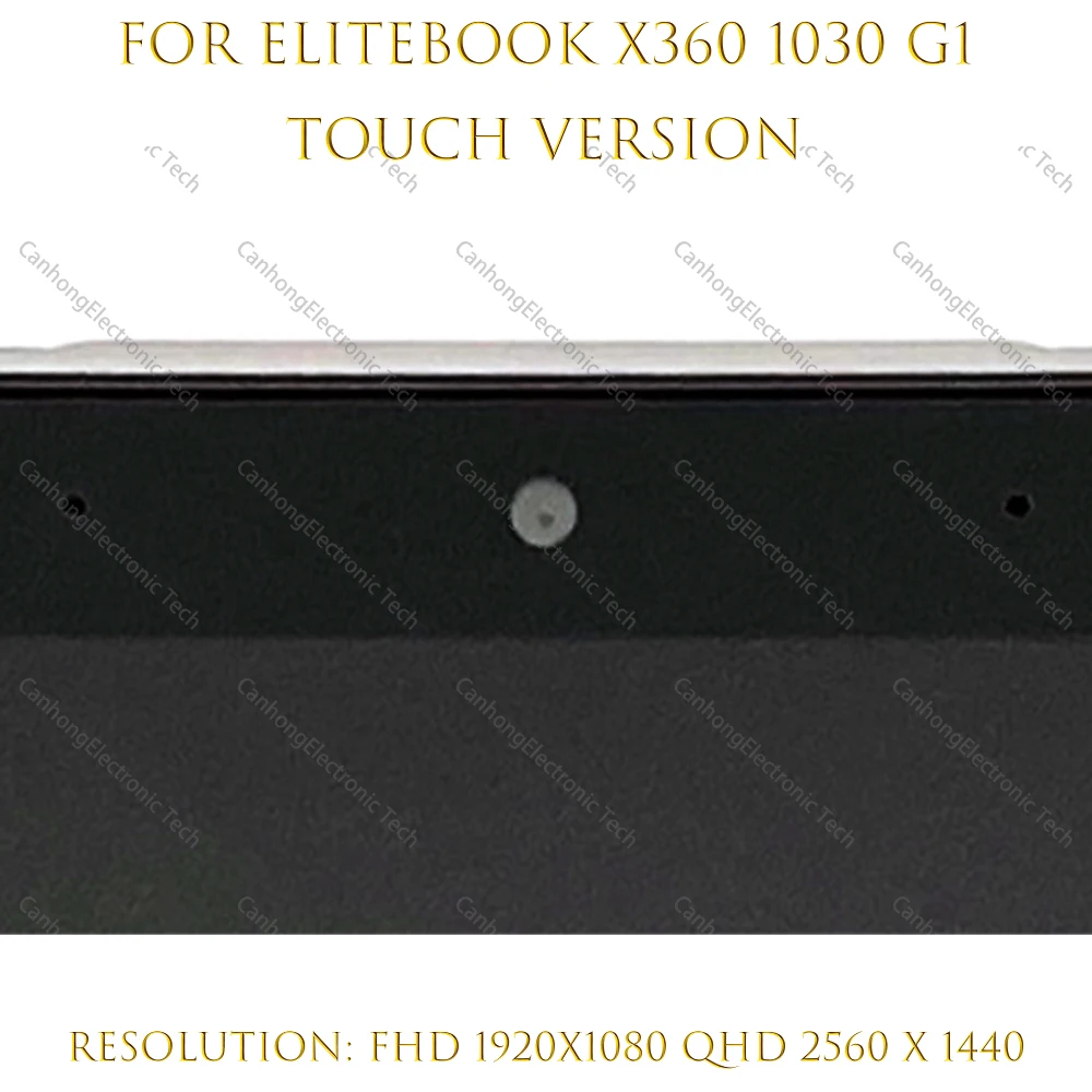 Новый ЖК-дисплей 13 3 дюйма FHD QHD + для HP EliteBook 1030 G1 сенсорный экран полная сборка
