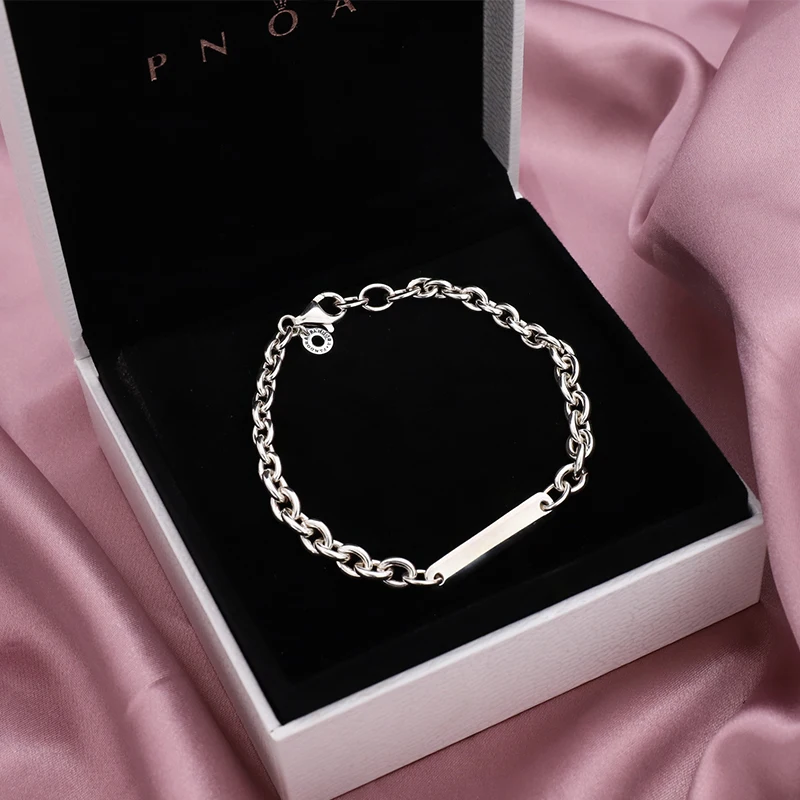 Женский браслет-цепочка из серебра 2021 пробы 100% | Украшения и аксессуары