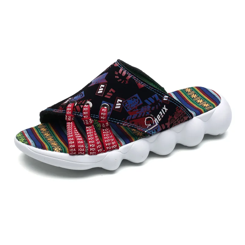 Пара тапочек женская летняя водонепроницаемая обувь мужские шлепанцы модные