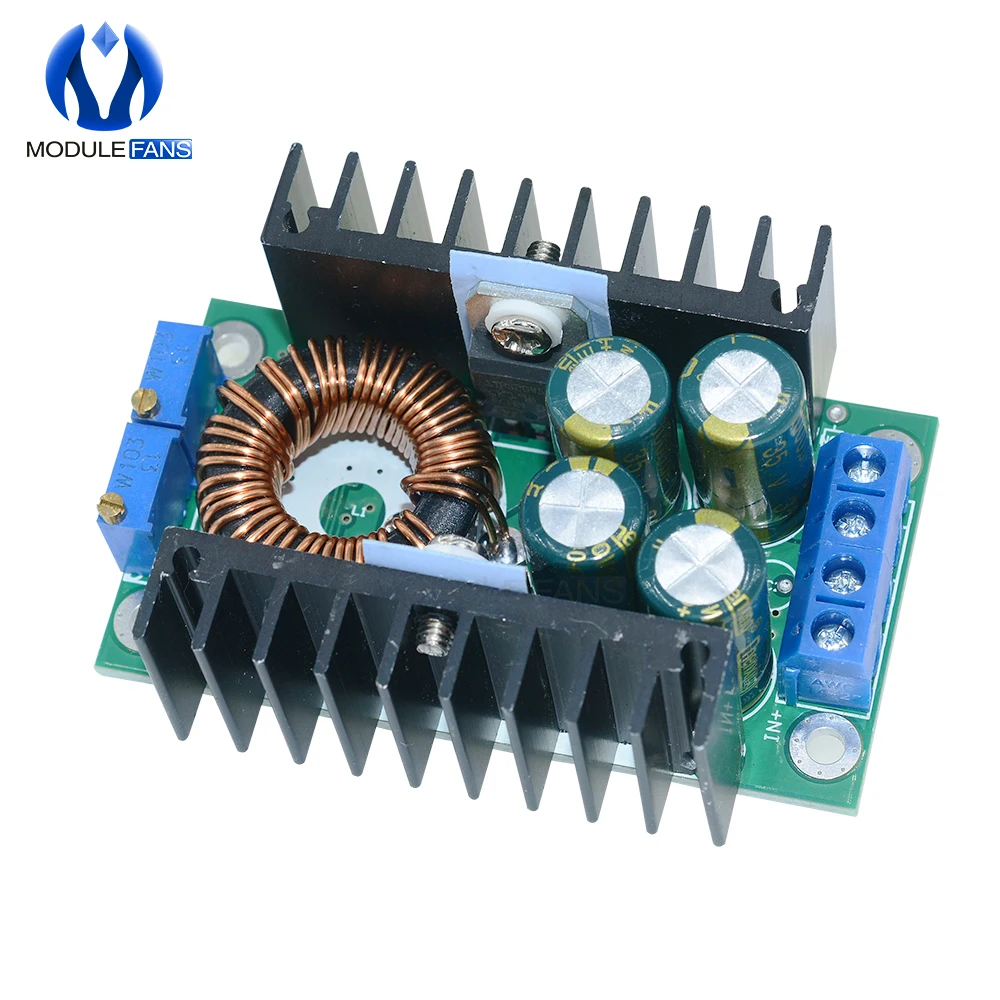 10PCS DC CC 9A 300W Step Down Buck Converter 5-40V To 1.2-35V Power Module PCB Board | Электронные компоненты и