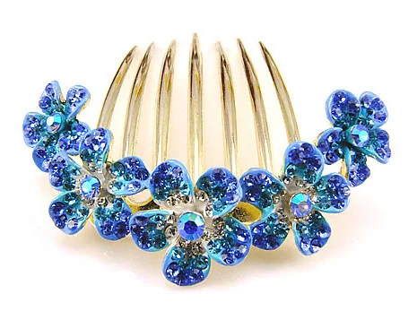 Женская свадебная Металлическая Заколка-пряжка в виде листьев F032 | Украшения и