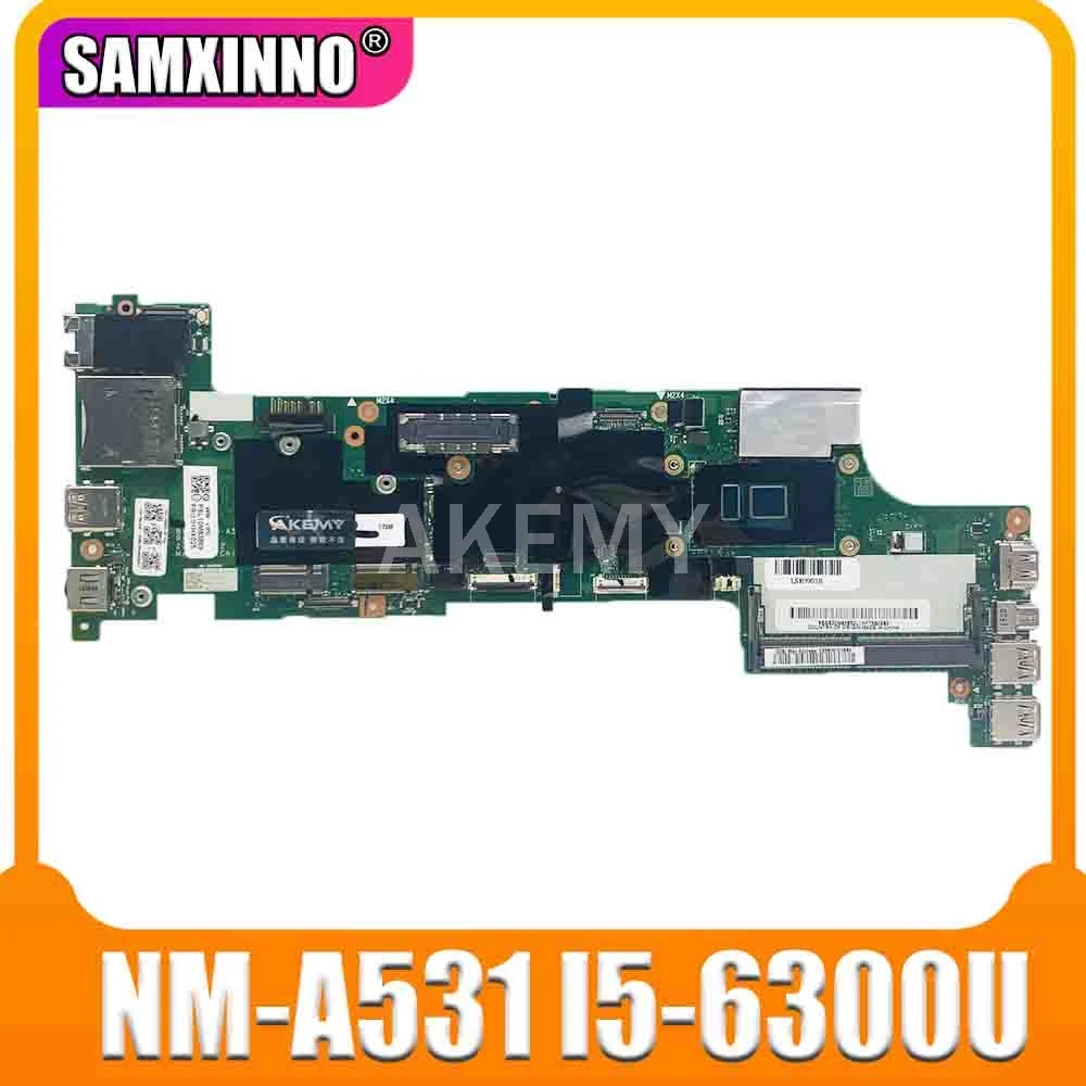 

Laptop motherboard For Lenovo Thinkpad X260 NM-A531 01HX035 Mainboard Core SR2F0 I5-6300U DDR3