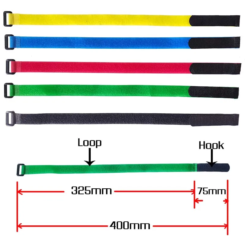 10 шт./лот 2 см * 40 нейлоновая обратная Пряжка velcros magic hook loop крепежные кабельные