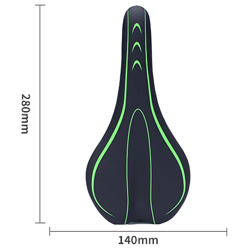 Велосипедное Сиденье универсальное седло многоцветное расширенное удобное