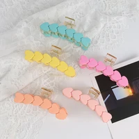 macaron heart shaped back plate hairpin cute candy color female hairpin hairpin hair accessories