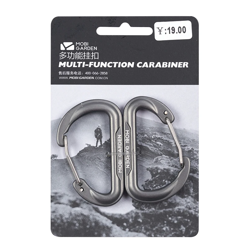 Дешево Брелок для кемпинга на открытом воздухе, рюкзак из алюминиевого сплава, пряжка для бутылки с водой, многофункциональная подвесная Пряжка, к...