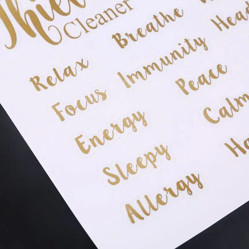 Этикетки для бутылочек с эфирным маслом наклейки тела домашнего декора ярлыки