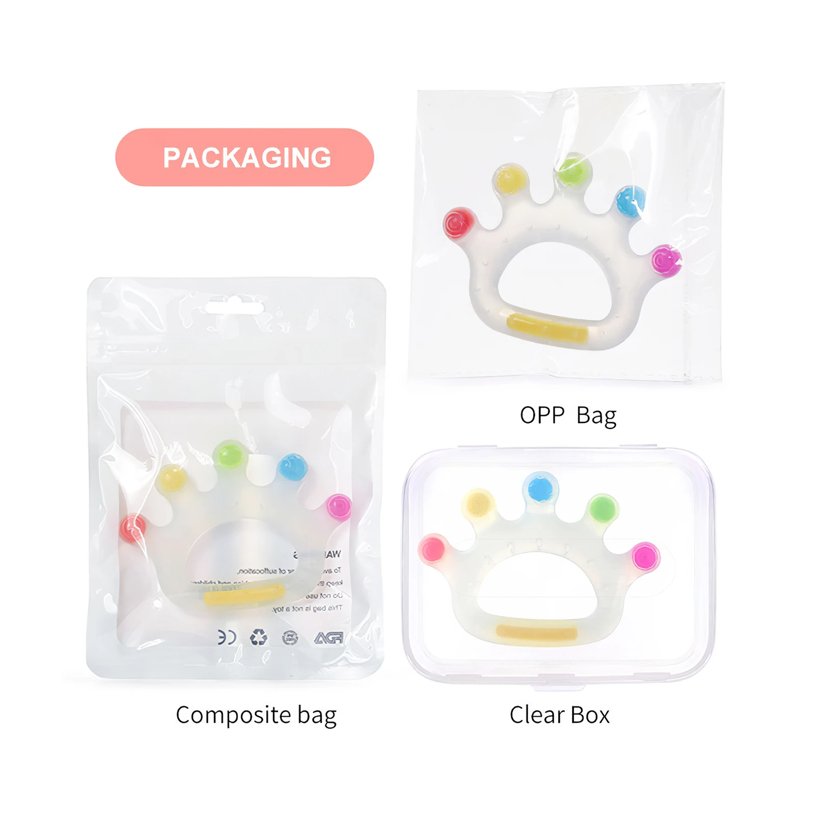 

Baby Chew Toys Infant Cute Teether Toy Palm Baby Teething Toys Food Grade Silicone Teethers For Babies BPA Free Teething Relief