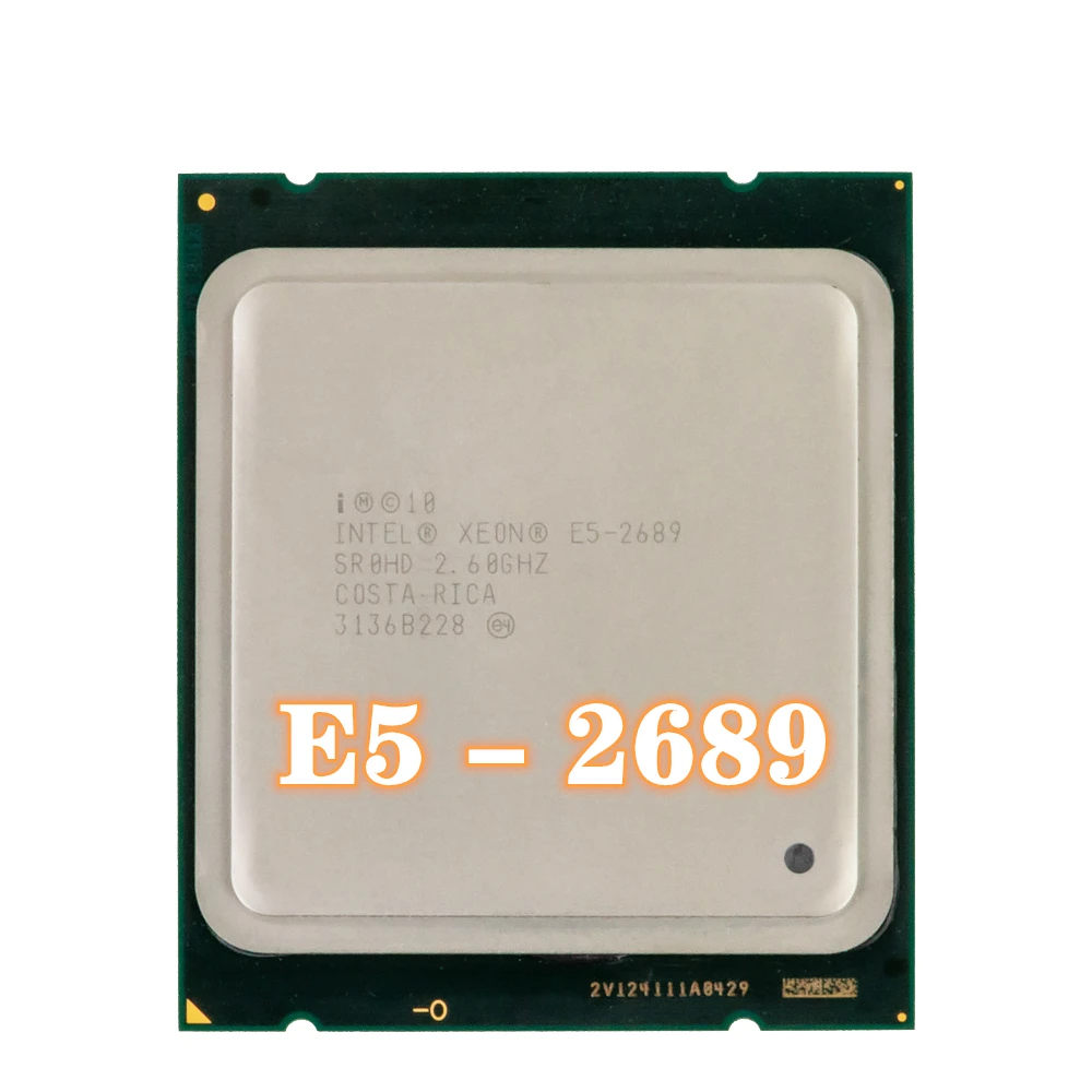 Б/у процессор Intel Xeon E5 2689 CPU 2 6 LGA 2011 SROL6 Восьмиядерный 100% рабочий серверный