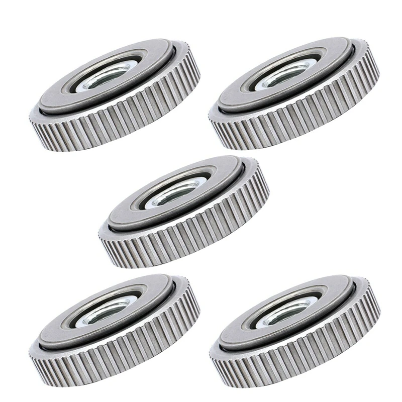 

5PCS Angle Grinder M14 Thread Replacement Quick-Release Nut Clamping Equipment Power Tools Self-Locking Pressure Plate