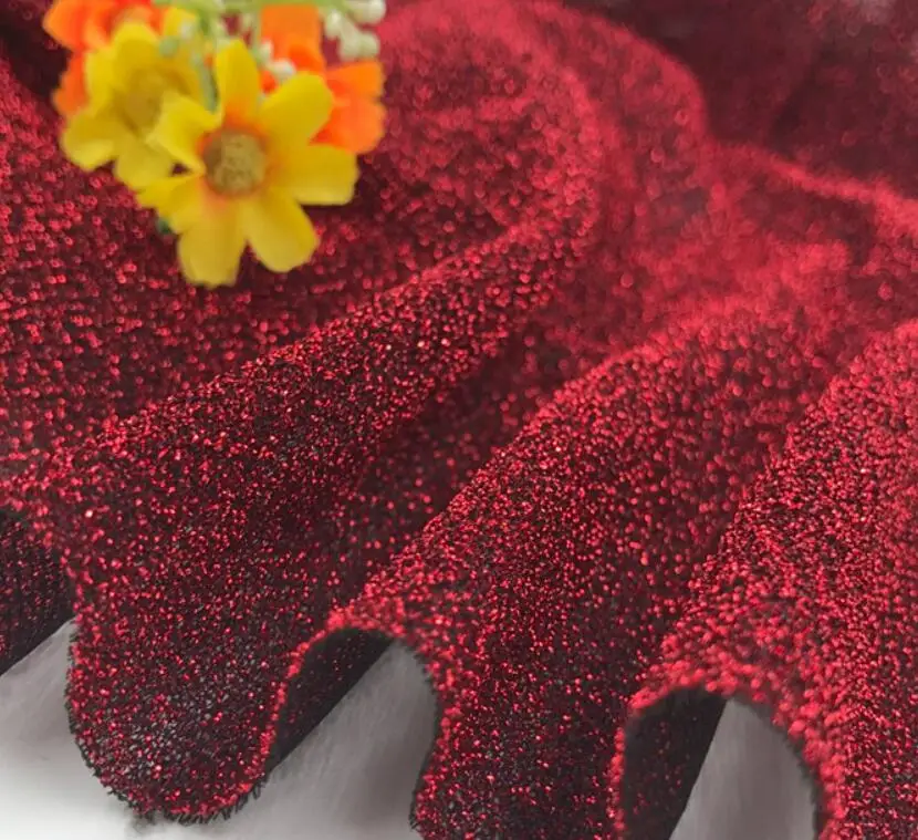 Мерцающих Блесток Ткань полиэстер металлик вечерние украшения блестящая