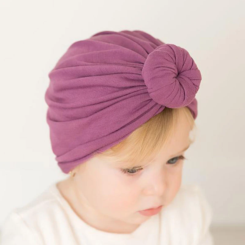 

Baby Hat Baby Head Wrap Winter Soft Hat Hairband Turban Knot Hat Unisex Baby Hair Accessories Elastic Head Wrap Hat Headbands