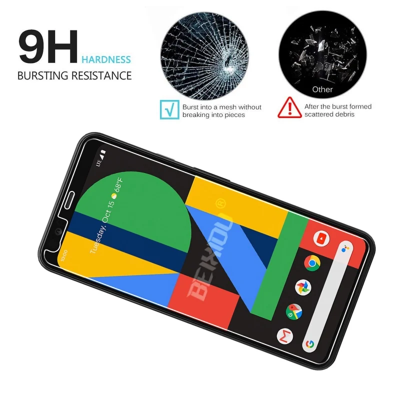 2 шт Полное закаленное стекло для Google Pixel 4 защита экрана размера xl XL защитная