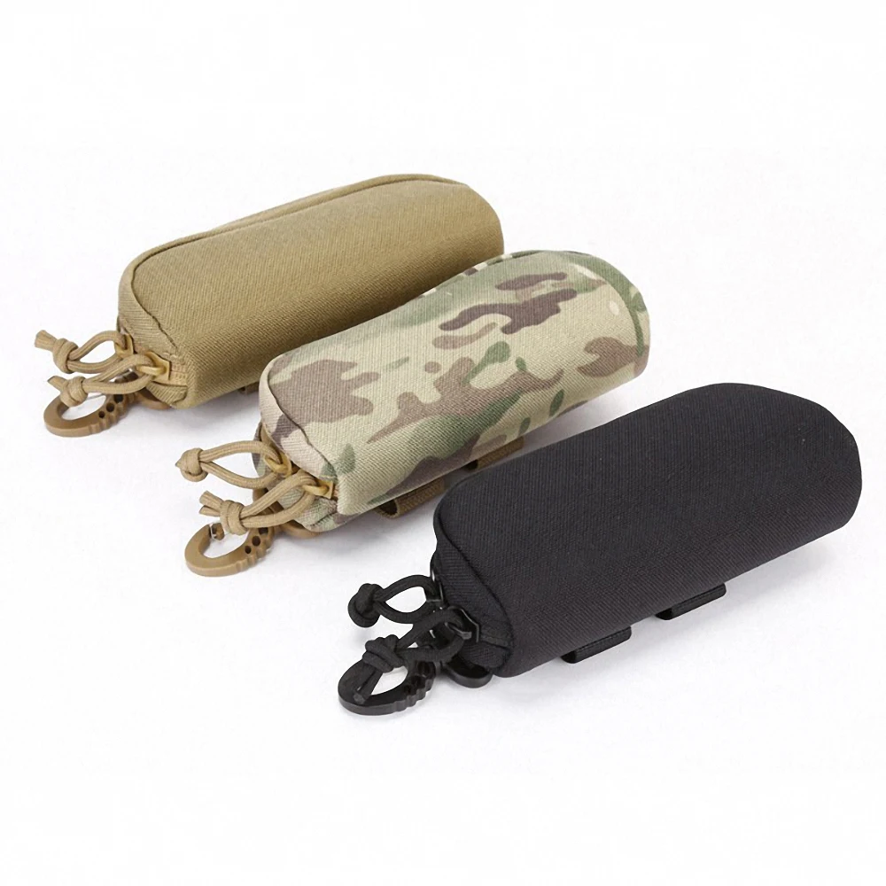 

Portable Outdoor Hunting Sunglasses Case Military Molle Pouch Storage Box Nylon Waist Hanging Eyeglasses Bag Multi Tool Box