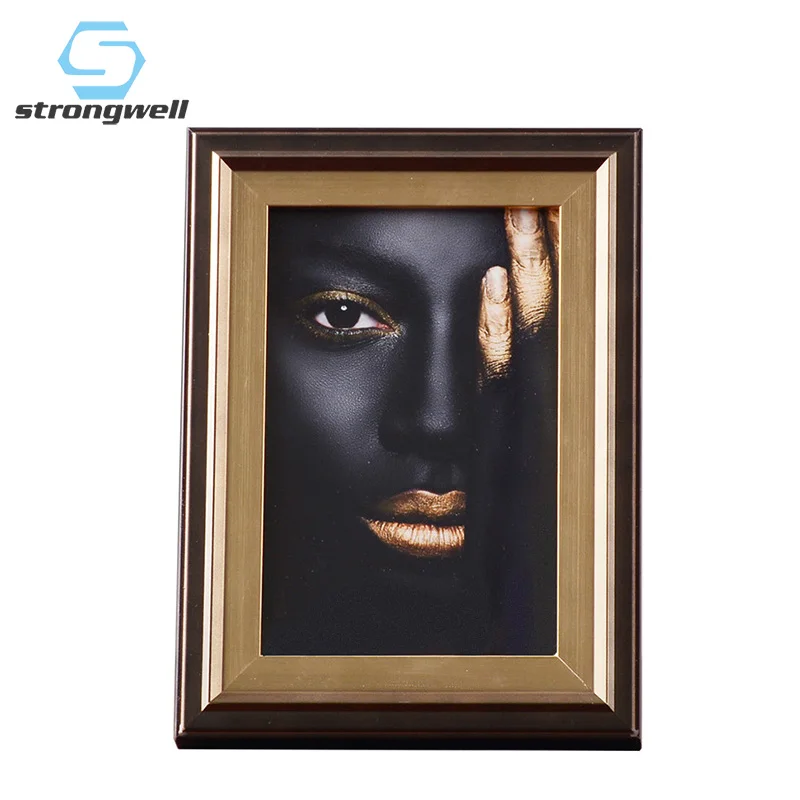 Strongwell Nordic африканская красавица черного и золотого цвета рамка для фотографий