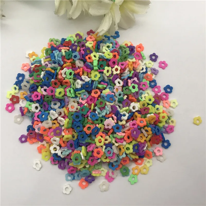20g 5mm Mix Color Flower for Resin DIY Supplies Nails Art Polymer Clear Clay accessories Sequins scrapbook shakes Craft | Дом и сад