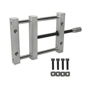 Точные тиски, Плоские щипцы для фрезерного станка с ЧПУ, Плоские щипцы из алюминиевого сплава, тиски для станка с ЧПУ, настольное сверло, тиски, фиксатор