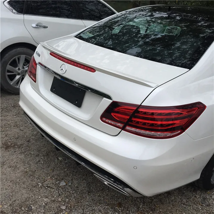 Спойлер для W212 W207 2008 2015 Mercedes Benz E class coupe спойлер из АБС пластика заднее крыло