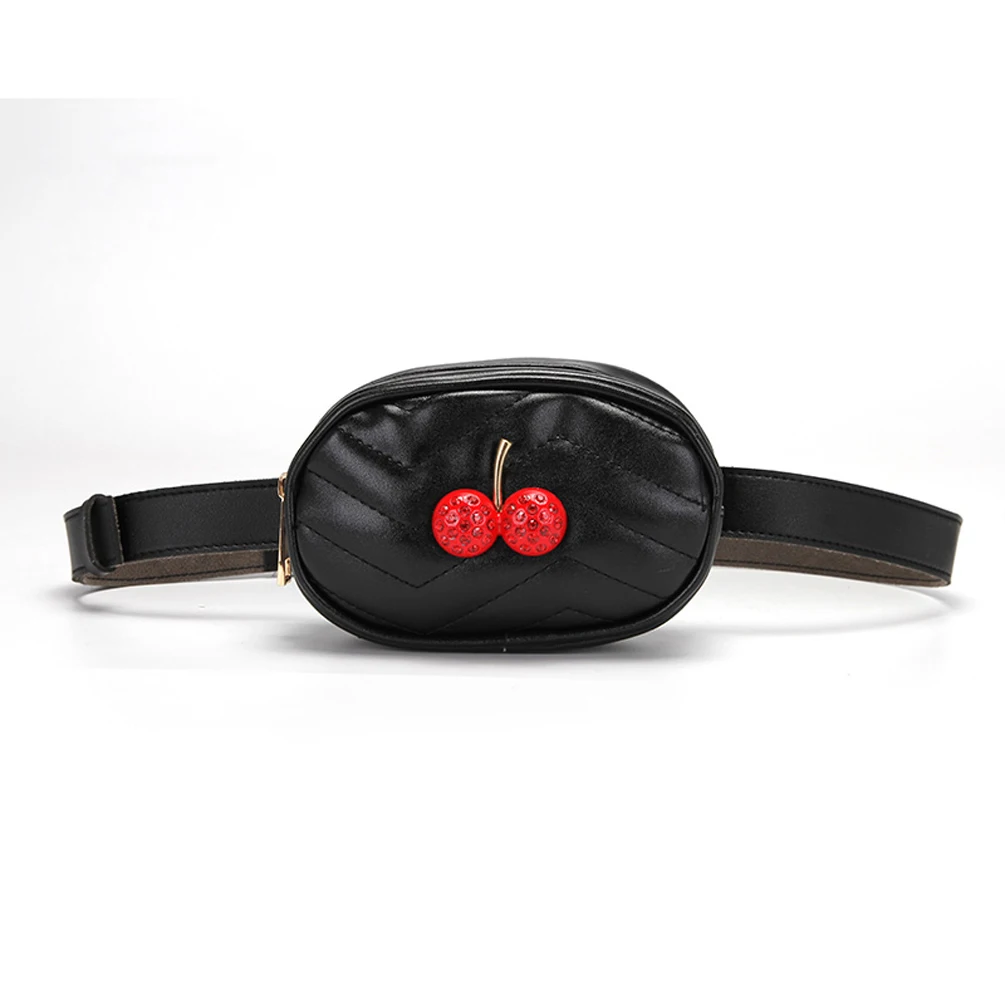 Bloco de Fanny Bolsa de Peito Pacote de Cintura com Cereja Crianças Bebê Meninas Crossbody Moda