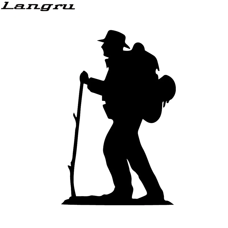 Виниловая наклейка Langru 15*9 8 см для хикинга украшение автомобиля горный туризм