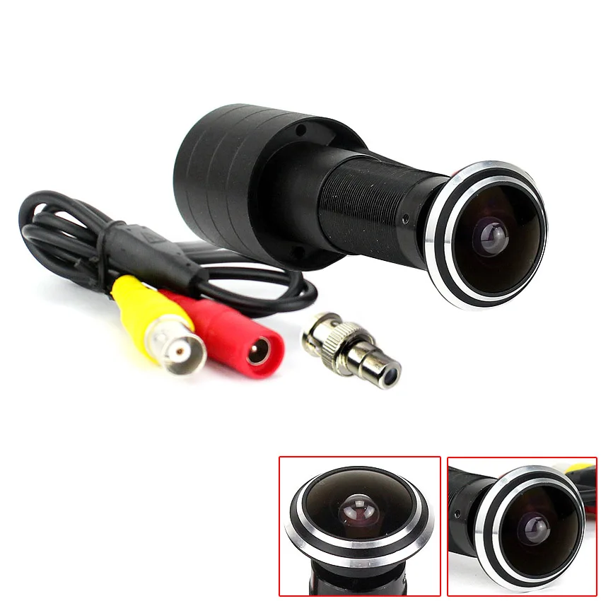 

170 Wide Angle CCD Wired Mini Door Eye Hole Peephole Video HD 1000TVL Camera Color CCTV Camera