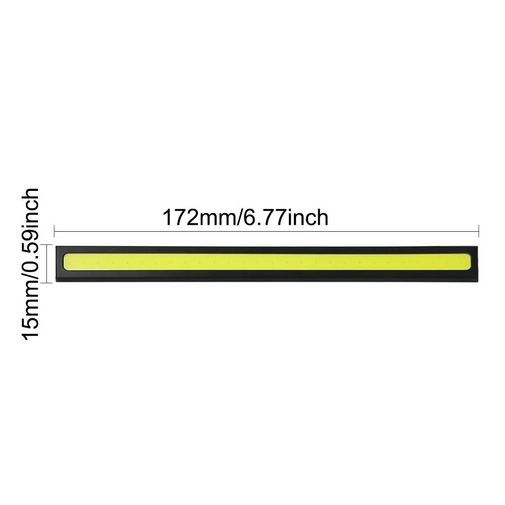2 шт. COB DRL светодиодный дневные ходовые огни DRL 12 В COB светодиодный водонепроницаемый автомобильный Рабочий фонарь 17 см