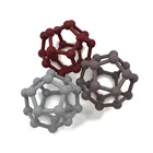 Безопасный для пищевых продуктов, силиконовый аксессуар для новорожденных, модный детский грызунок, игрушка, портативный фиджет