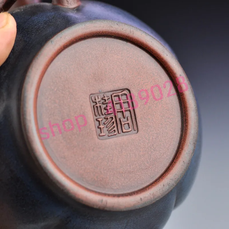 

Pure Yixing purple sand, handmade, plum blossom purple sand pot, Chinese characteristics handicrafts, collectibles decoration.