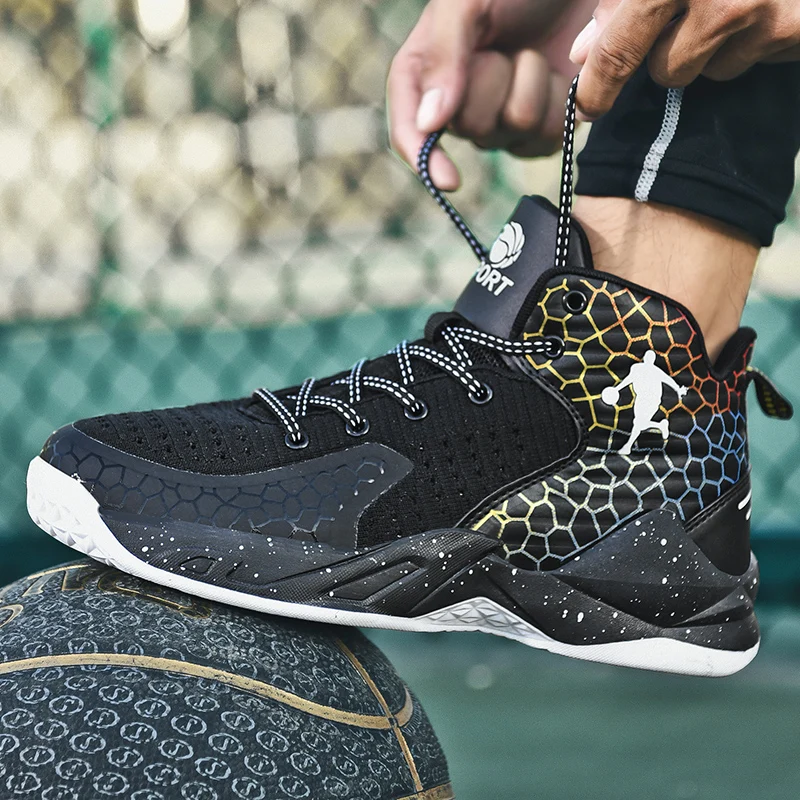 

2021 New Autumn Trend Basketball Shoes Couple Shoes Large Size Running Shoes