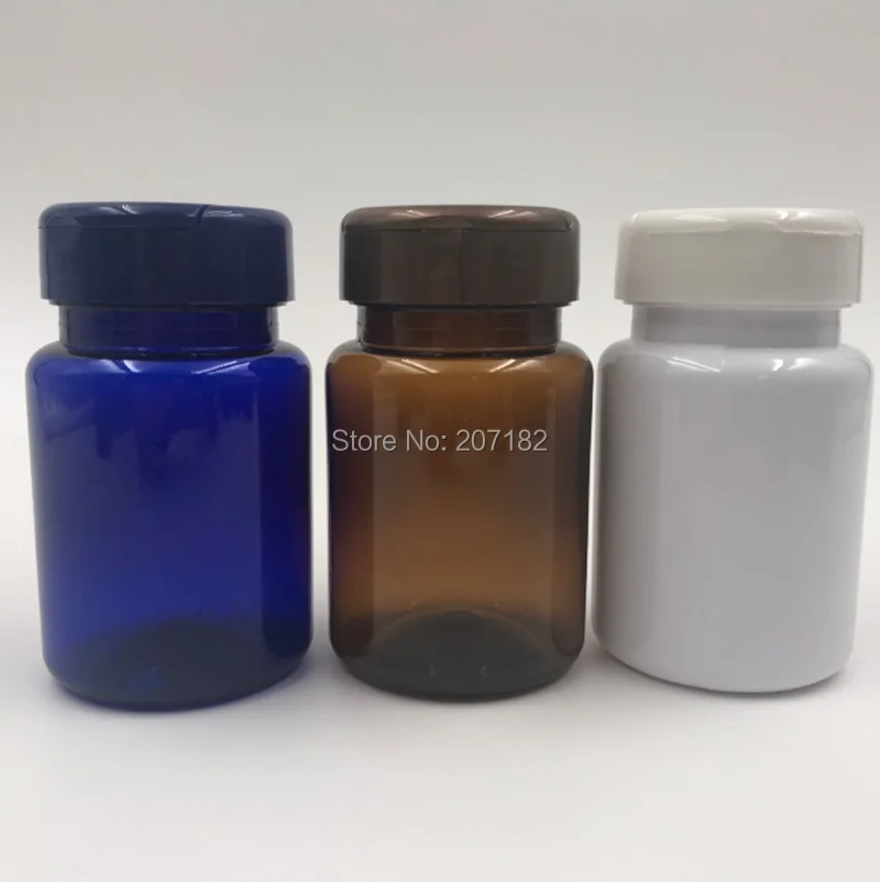 100 шт. 80 мл ПЭТ бутылка с откидной крышкой пластиковая упаковка для хранения