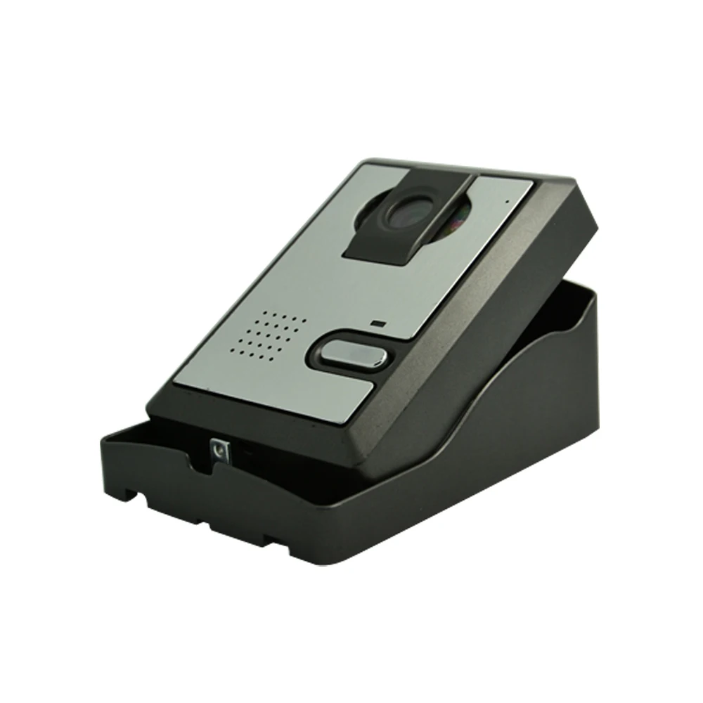 Цветной ЖК дисплей TFT 7 дюймов видеодомофон с проводом от 1 до дверной звонок